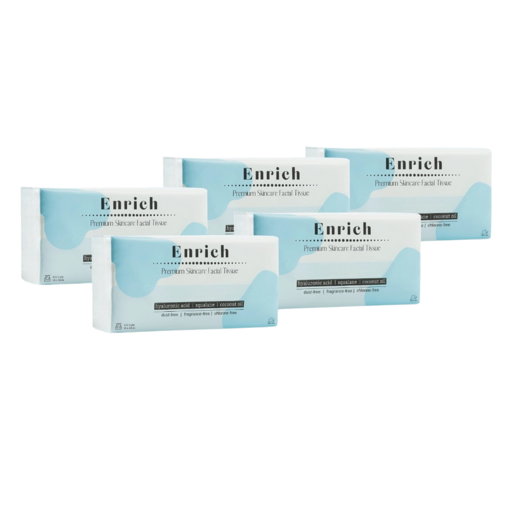 Multipack of Enrich facial tissues, value set